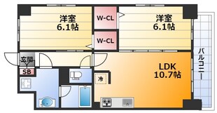 プログレッセ新大阪の物件間取画像